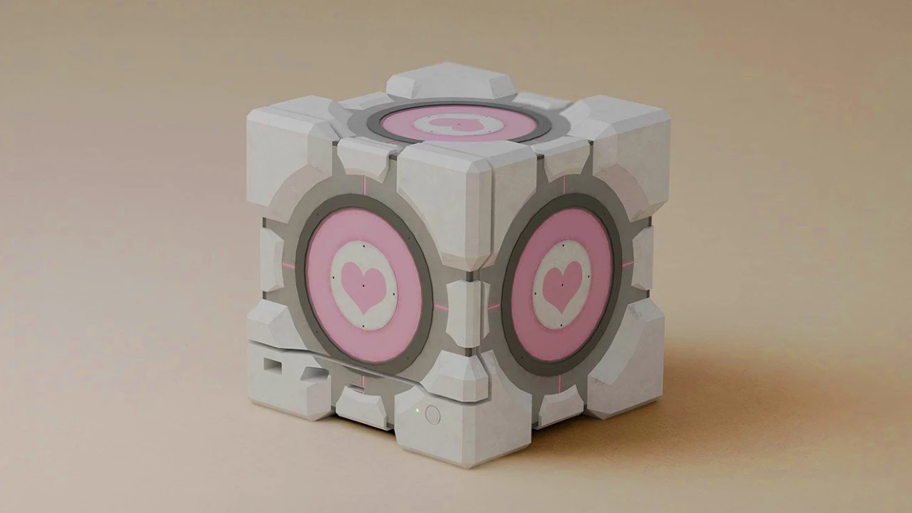Steam Machine Portal Cube