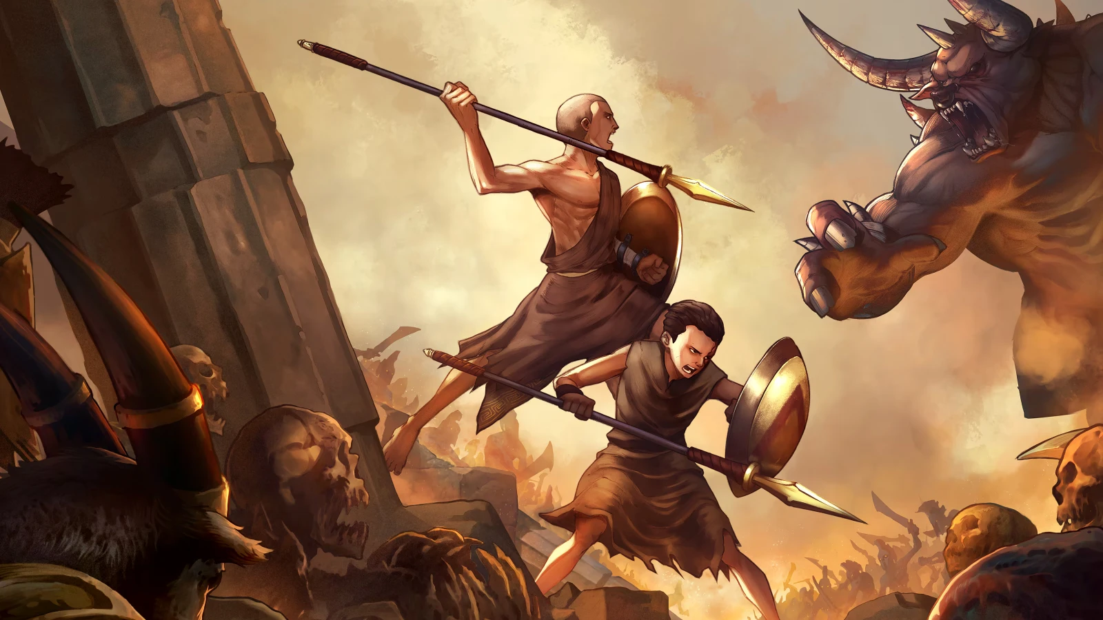 God Of War Sons Of Sparta Art